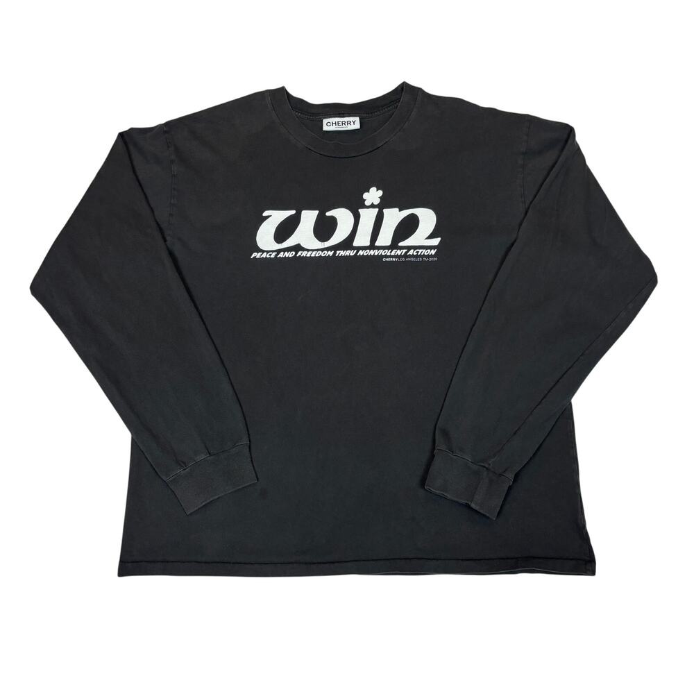 Cherry Los Angeles Longsleeve Shirt Men's Large Win Nonviolence